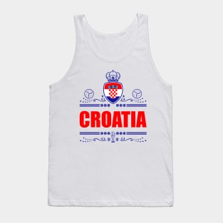 CROATIA FOOTBALL GIFTS | CROATIA VIGNETTE Tank Top